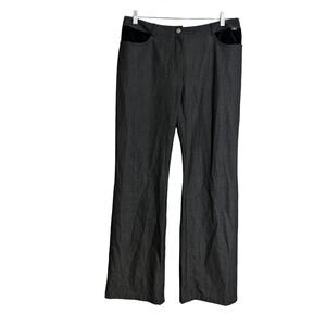 St. John Sport Charcoal Melange Multi Wide Leg  Trouser 14